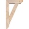 Ekena Millwork Traditional Slat Smooth Bracket w/ Offset Brace, Douglas Fir, 5 1/2"W x 18"D x 30"H BKT0604X18X30TRA06SDF - alternate 3